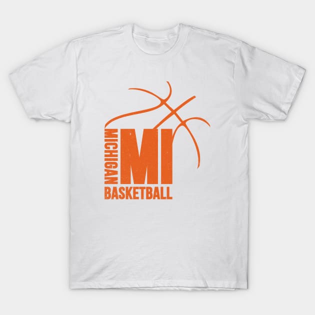 Michigan Basketball 01 T-Shirt by yasminkul